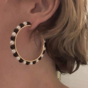 Pearl Hoops set.